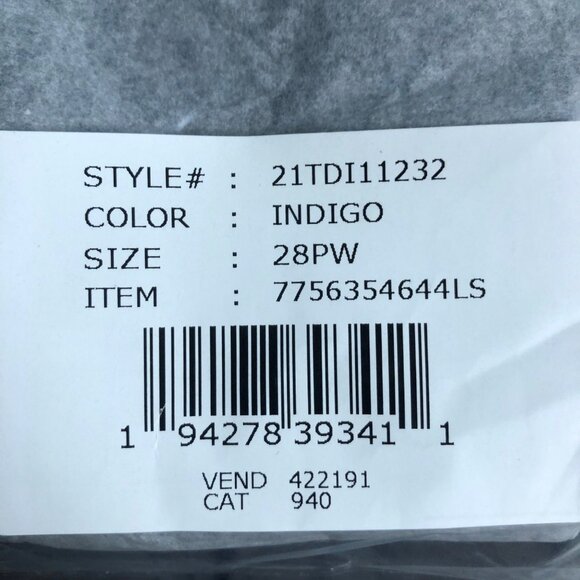 DG2 Diane Gilman  Indigo Jeans Womens 28W Petite Virtual Stretch Ultra Skinny NE - Picture 8 of 8